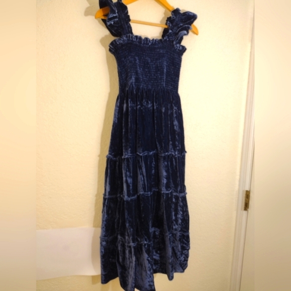 Hill House Navy Velvet Ellie Nap Dress - Picture 7 of 13